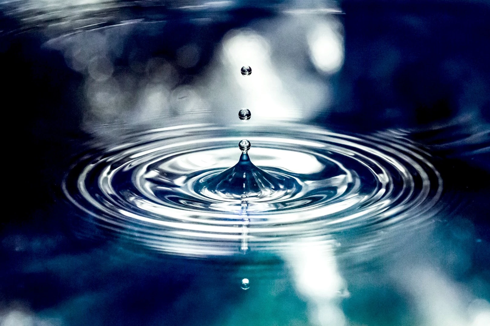 Drop of clean water
